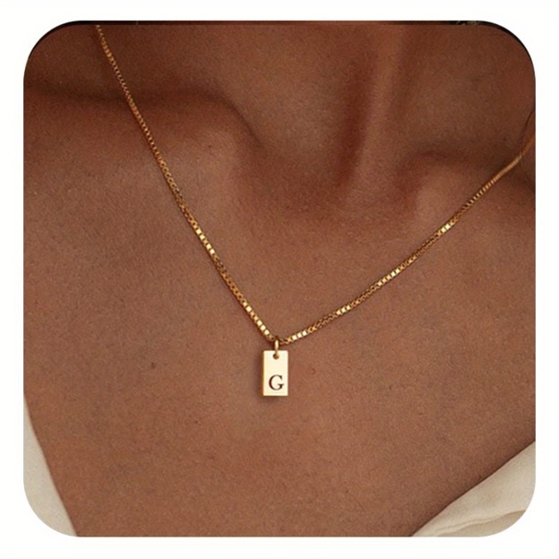 🎁 Productos calientes 2024 Gran oferta 🌟 Collar con letras isabelinas de Gucci en oro de 18 k 💫