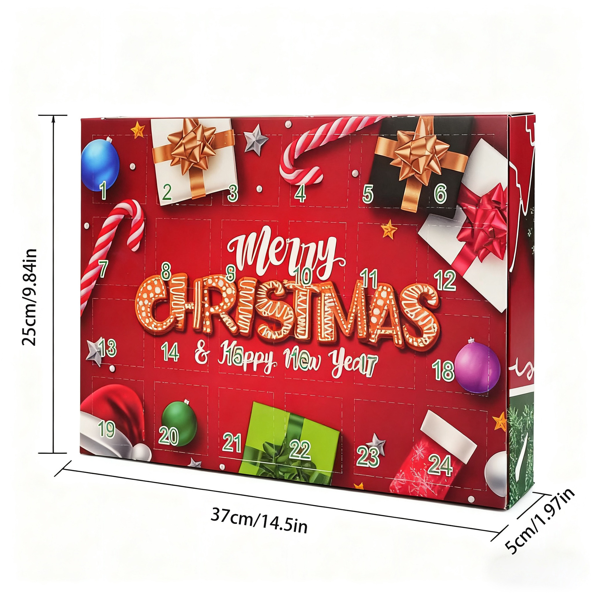 MissMis 24-Day Christmas Socks Advent Calendar