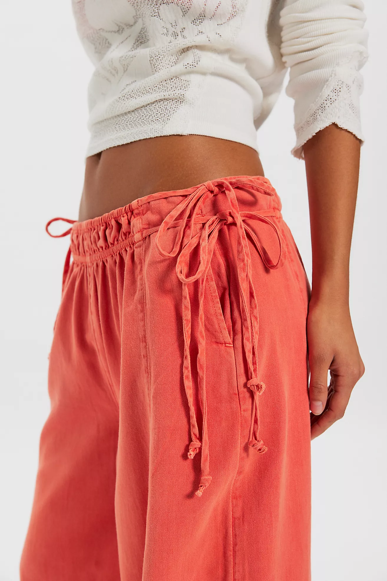 Sun Dazed Cotton-Linen Striped Pants (Buy 2 Free Shipping)
