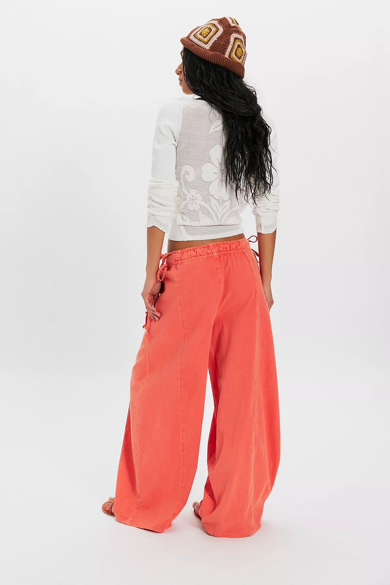 Sun Dazed Cotton-Linen Striped Pants (Buy 2 Free Shipping)