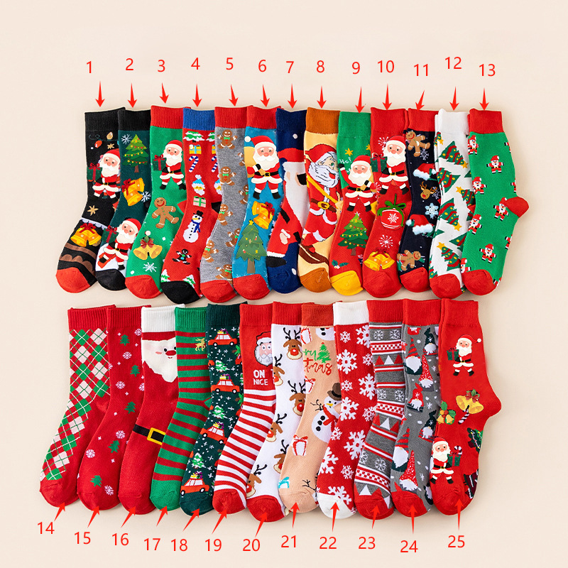 MissMis 24-Day Christmas Socks Advent Calendar