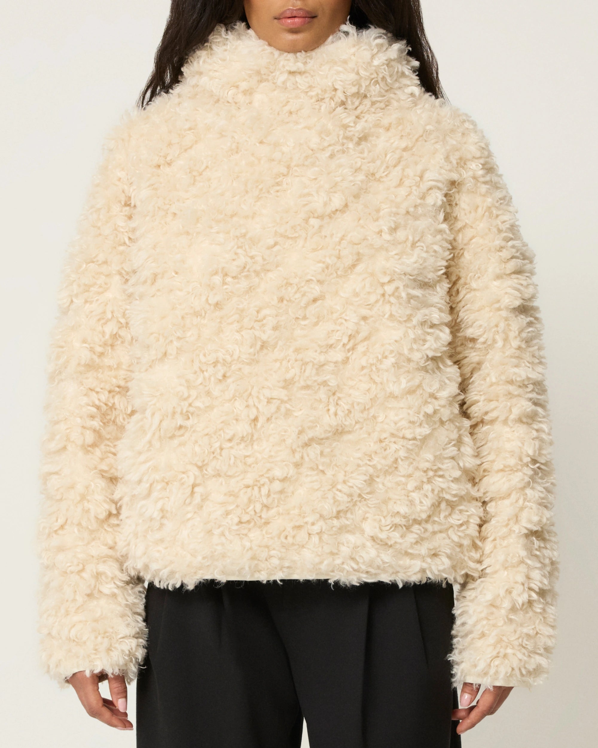 Kylie Shaggy Faux Fur Pullover(BUY 2 FREE SHIPPING)