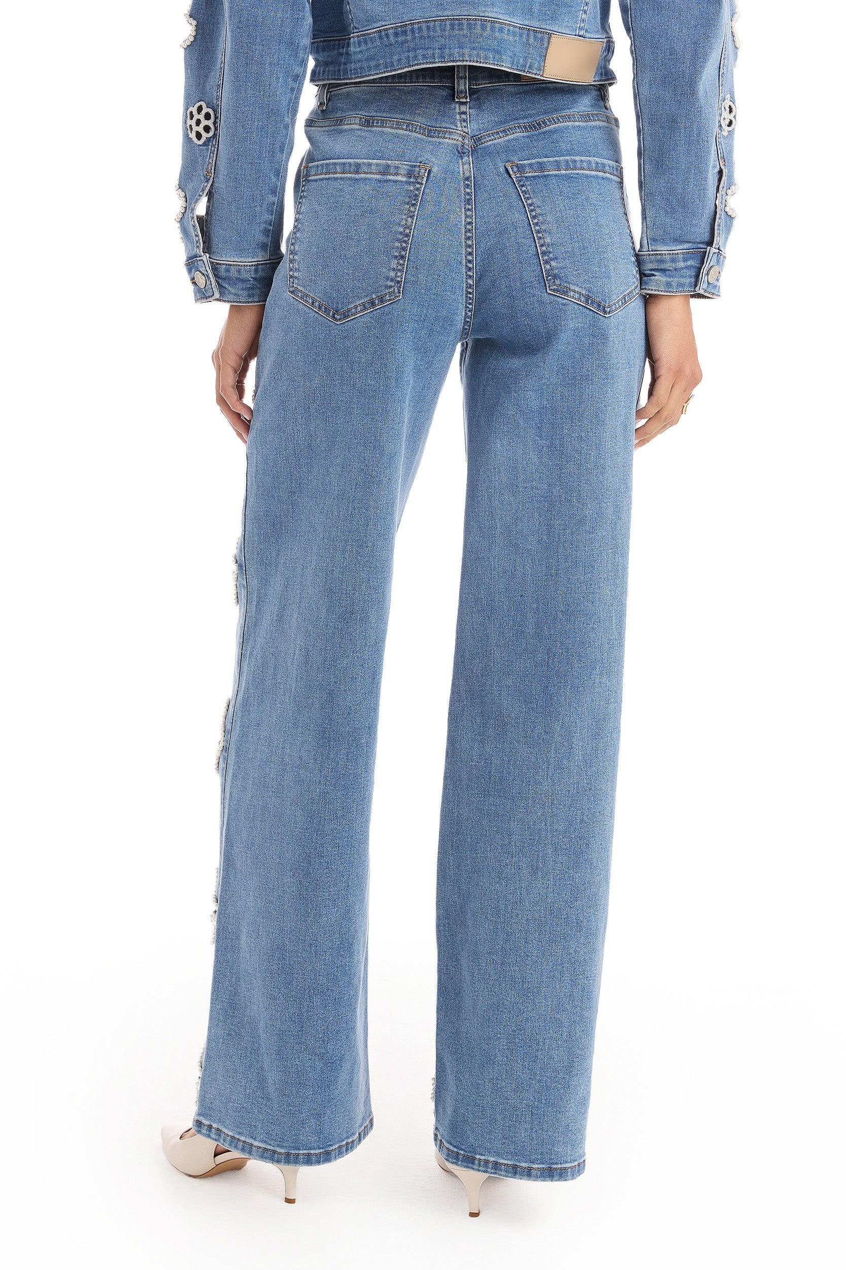 Kaia Pearl High Rise Jean(Buy 2 Free Shipping)