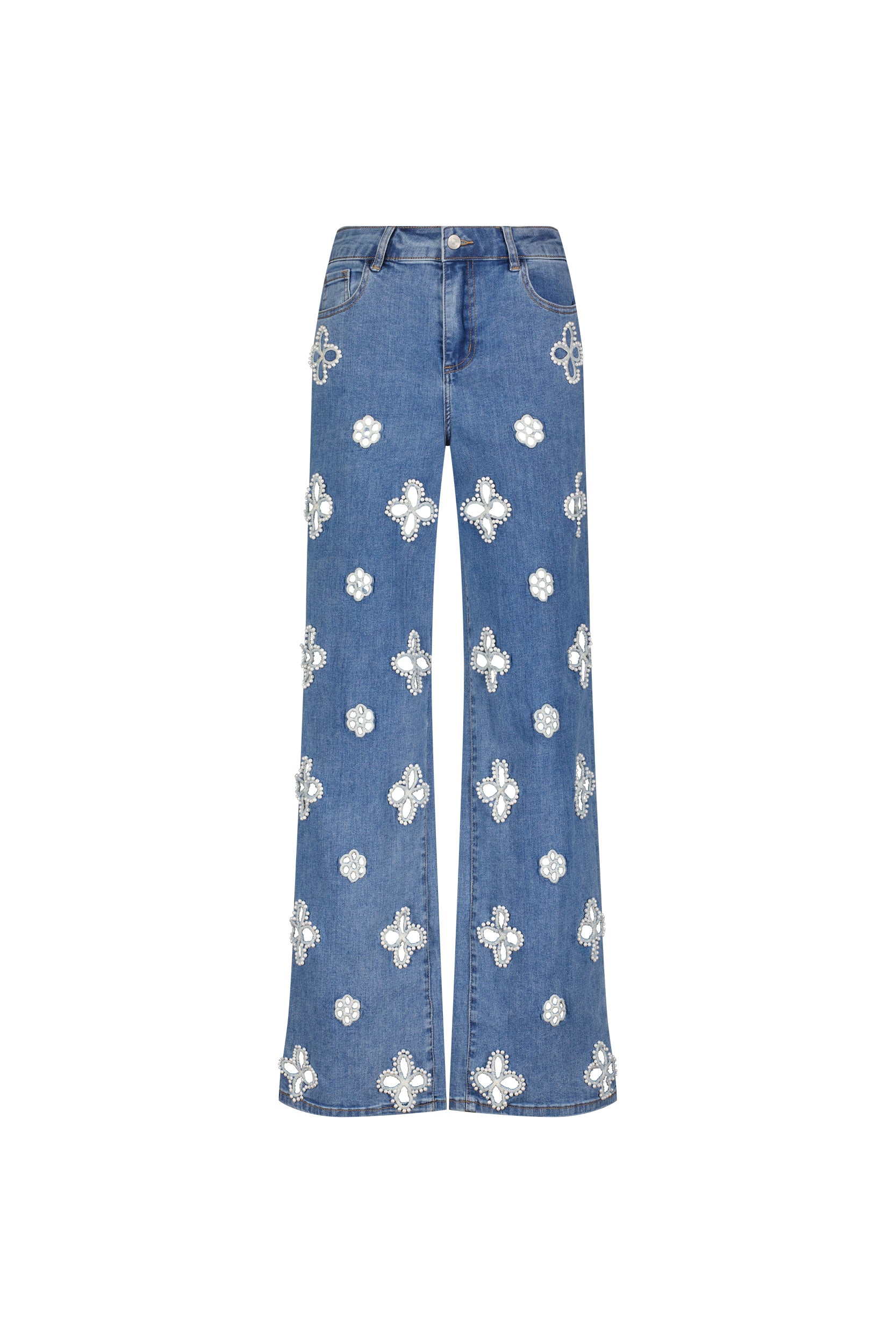 Kaia Pearl High Rise Jean(Buy 2 Free Shipping)