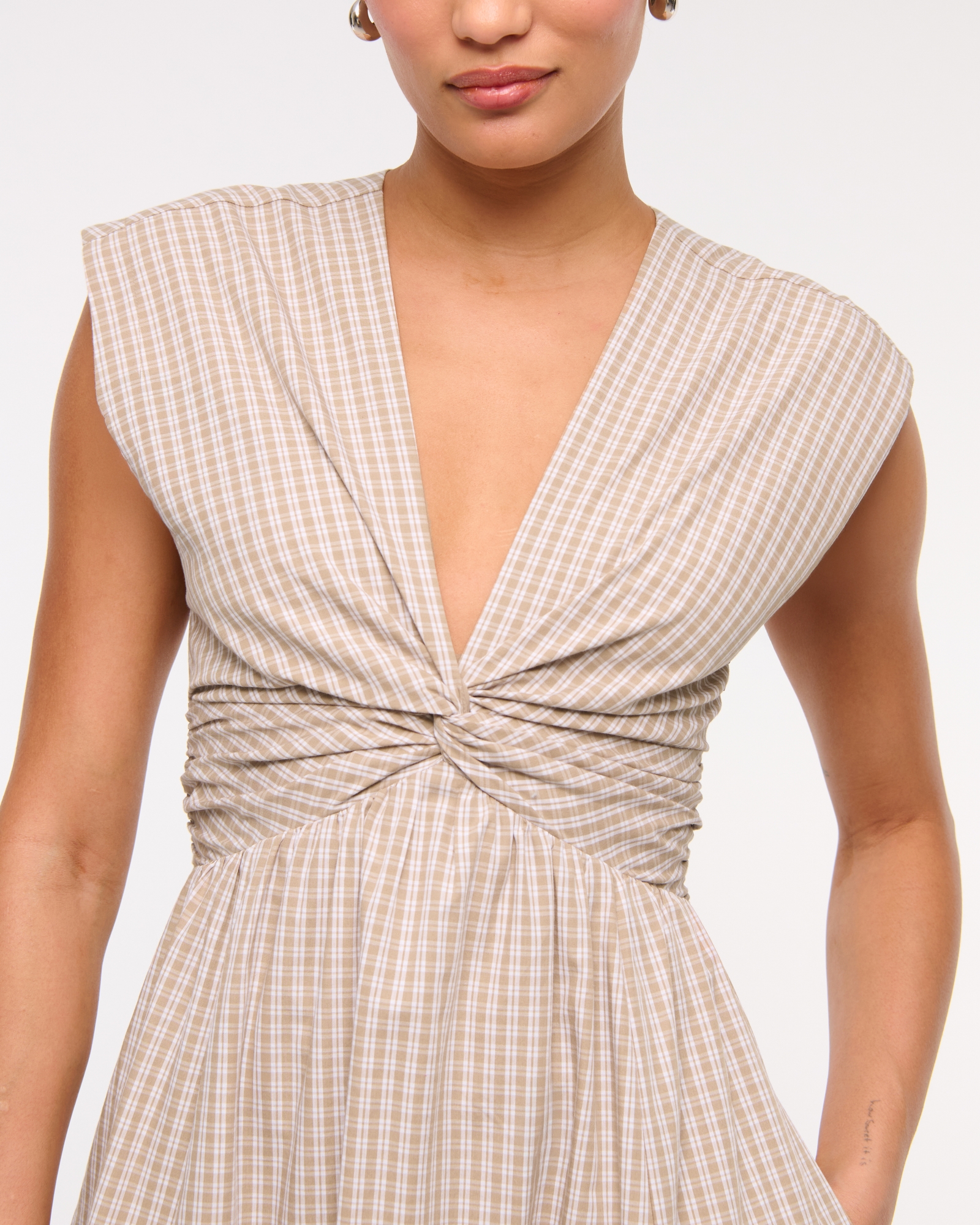 Twist-Front Maxi Dress (Buy 2 Free Shipping)