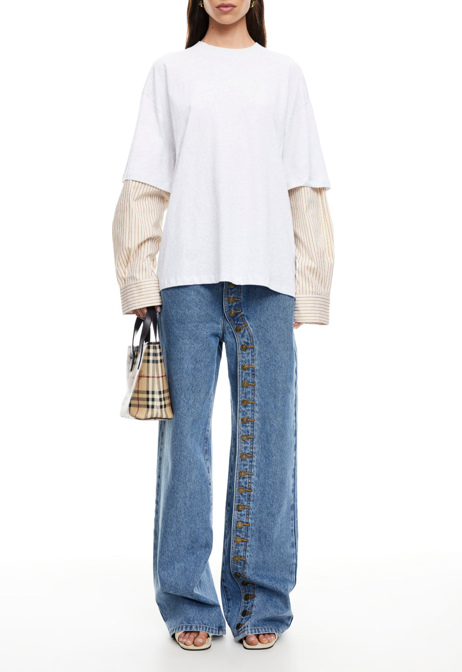 Penny Button Jeans (Buy 2 Free Shipping)