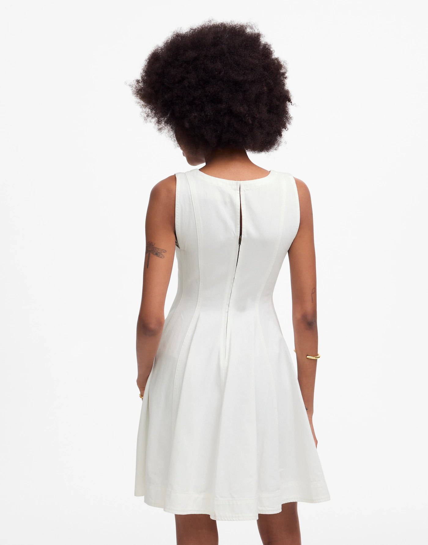 Circle Mini Airy Denim Dress (Buy 2 Free Shipping)