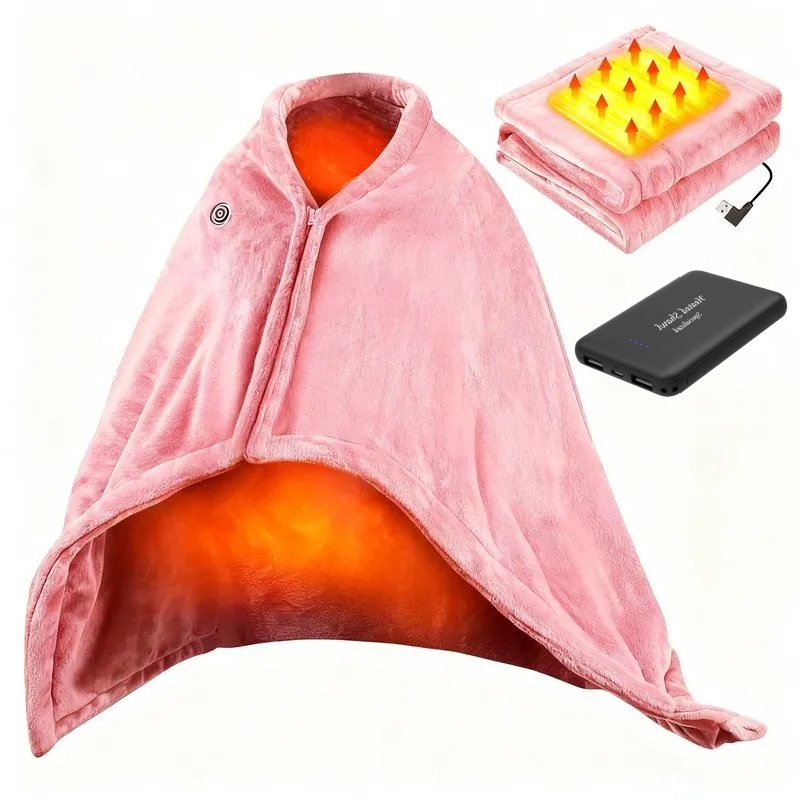 🎅Best Winter Gifts 🔥Favorite Portable Heated Shawl (Buy 2 Free Shipping)