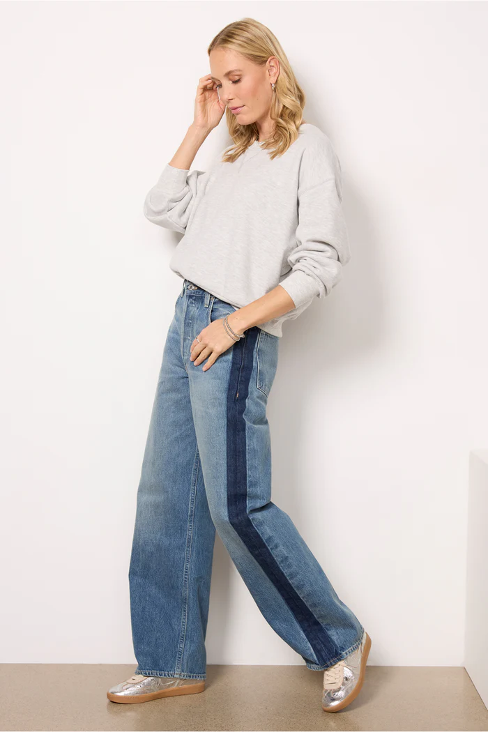 High Rise Wide Leg Cropped Jeans (Buy 2 Free Shipping)