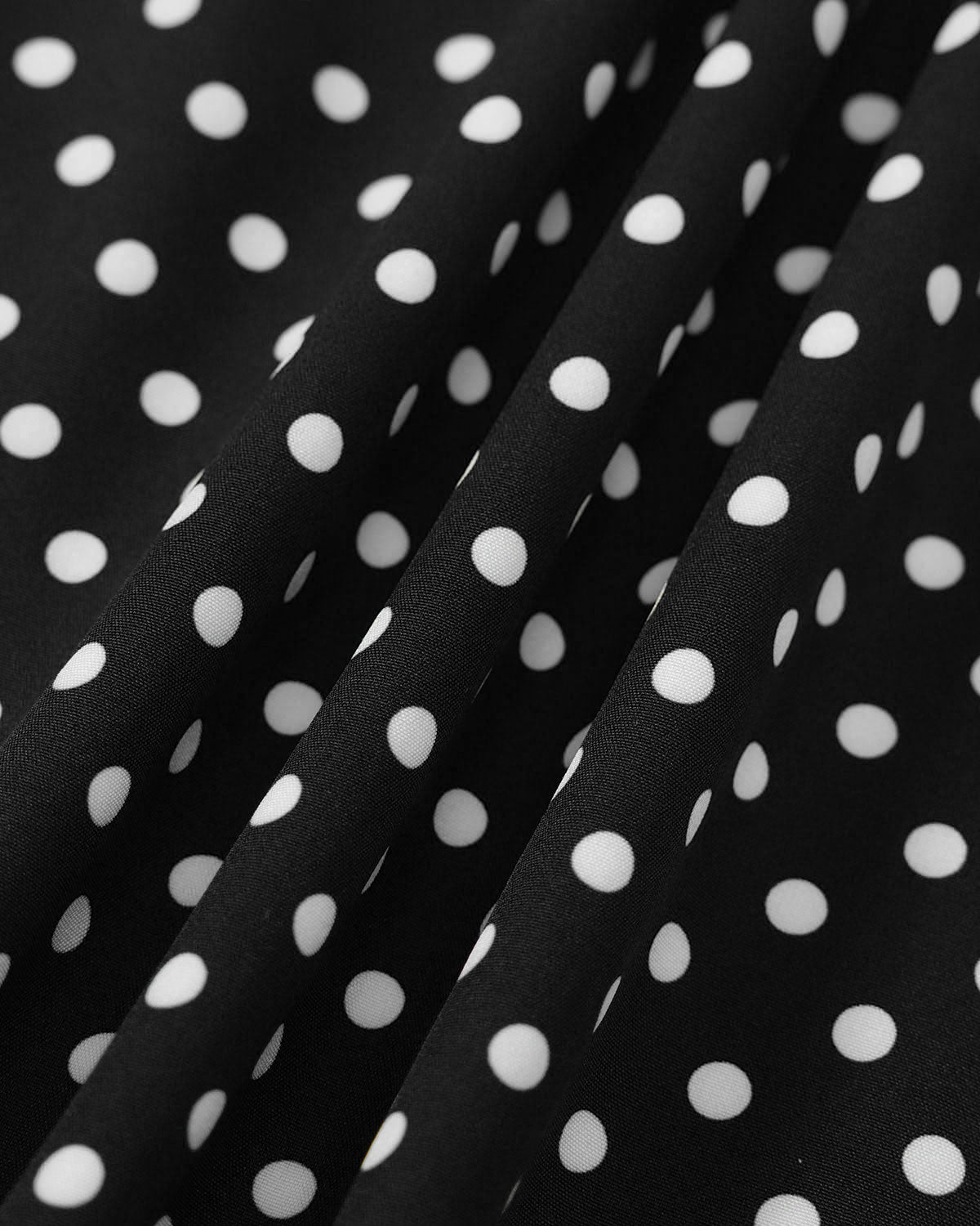 The Clarice V Neck Polka Dot Lace Ruched Maxi Dress