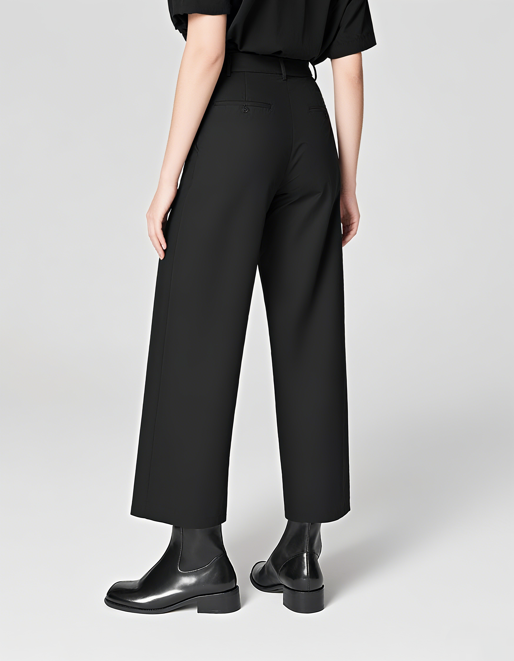 Tummy Control Stretch Twill Wide Leg Pant (Buy 2 Free Shipping)