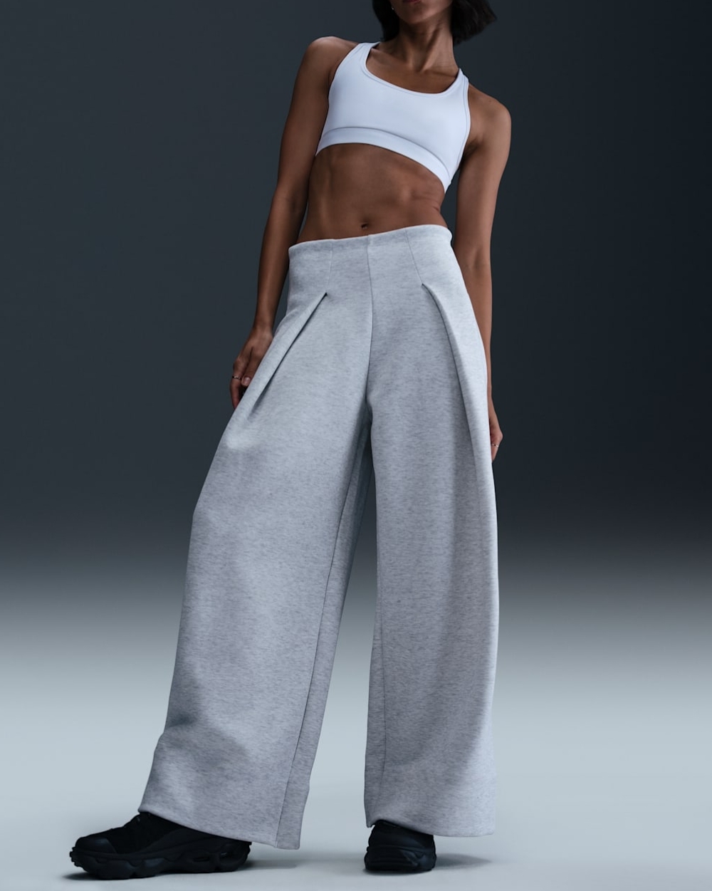 High-Waisted Pleated Sportswear Tech Fleece Pants (Buy 2 Free Shipping)