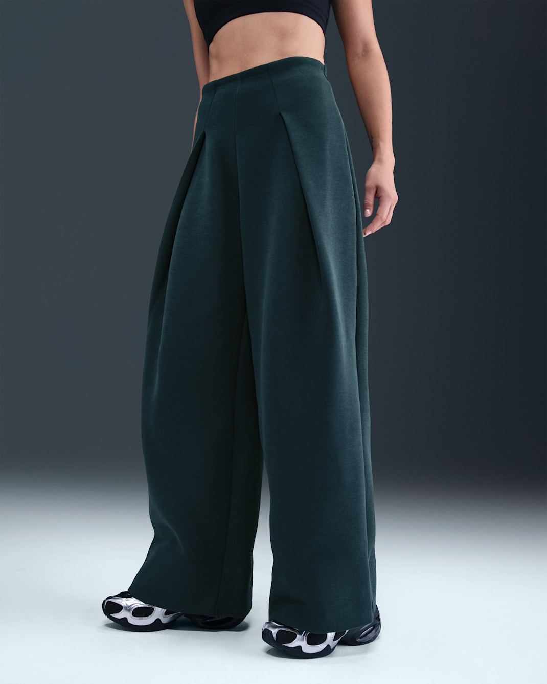 High-Waisted Pleated Sportswear Tech Fleece Pants (Buy 2 Free Shipping)