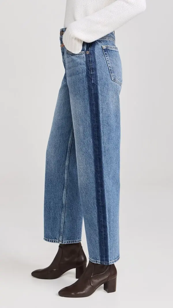 High Rise Wide Leg Cropped Jeans (Buy 2 Free Shipping)