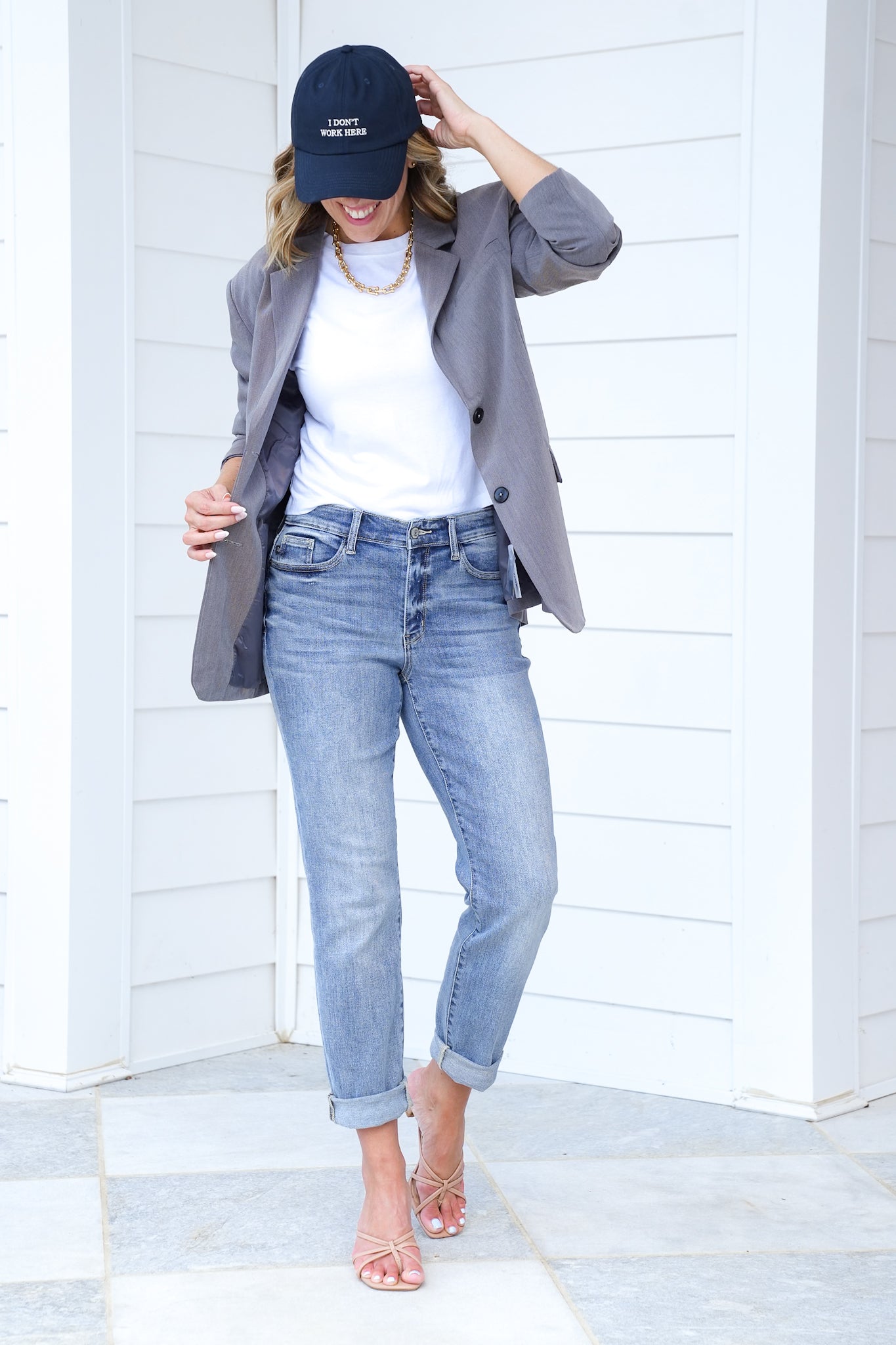 Mid Rise Tummy Control Straight Leg Jeans (Buy 2 Free Shipping)