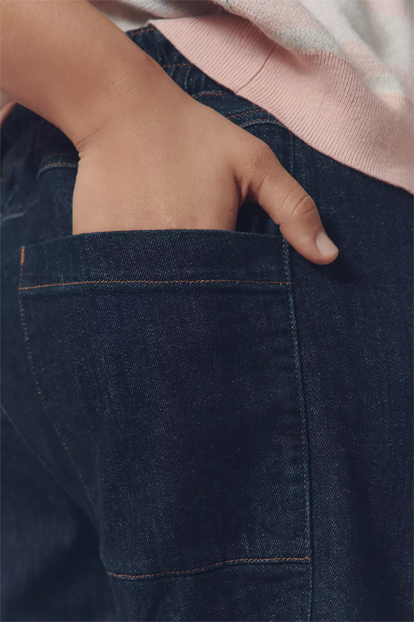 The Izzie Relaxed Pull-On Barrel Jeans