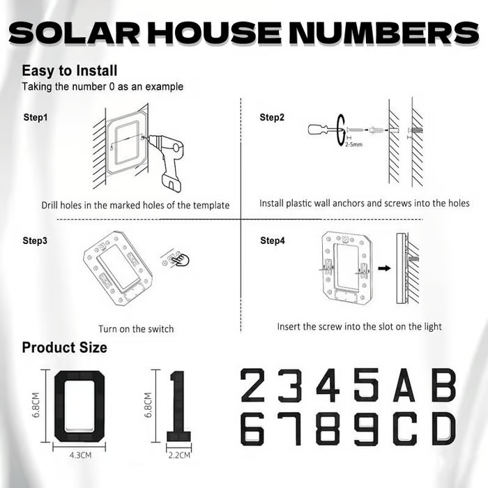 ✨LED House Number Light  -  49% OFF