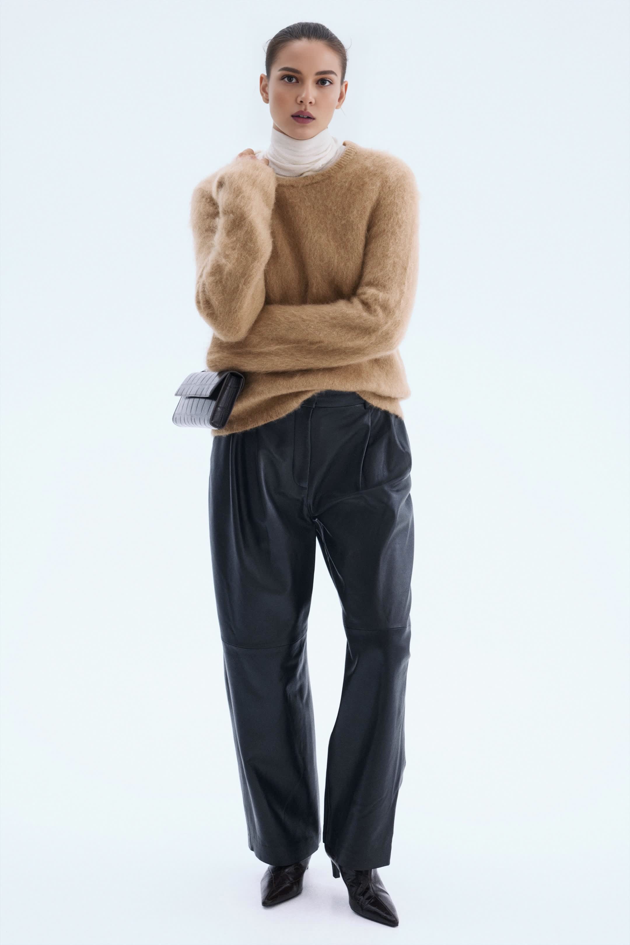 Mohair-Blend Sweater(Buy 2 Free Shipping)