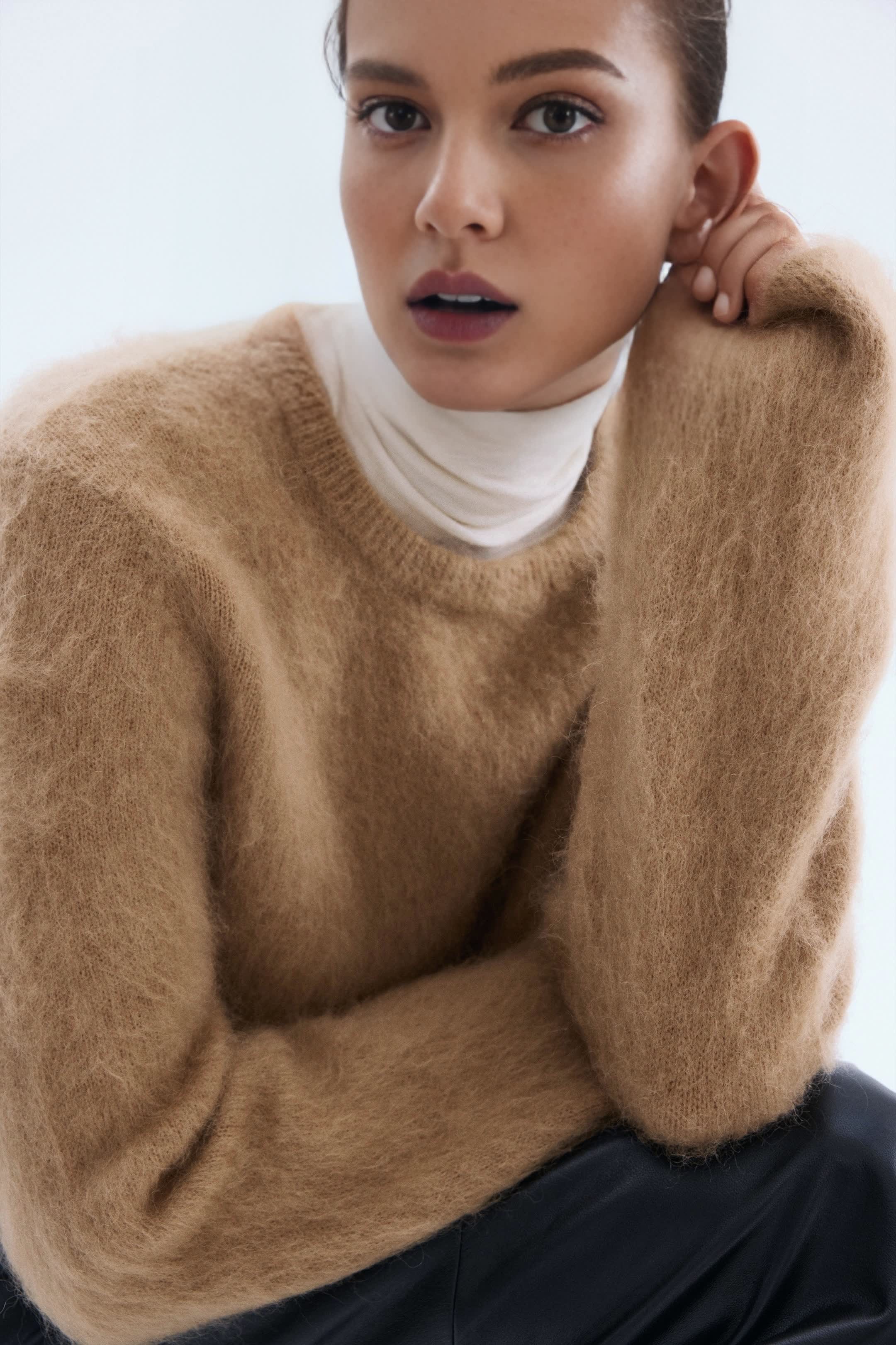 Mohair-Blend Sweater(Buy 2 Free Shipping)