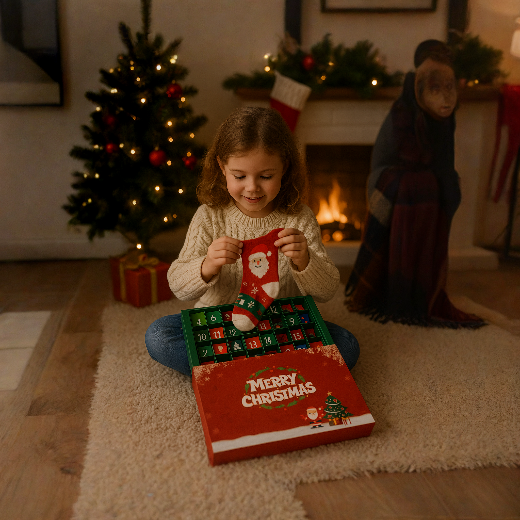 MissMis 24-Day Christmas Socks Advent Calendar
