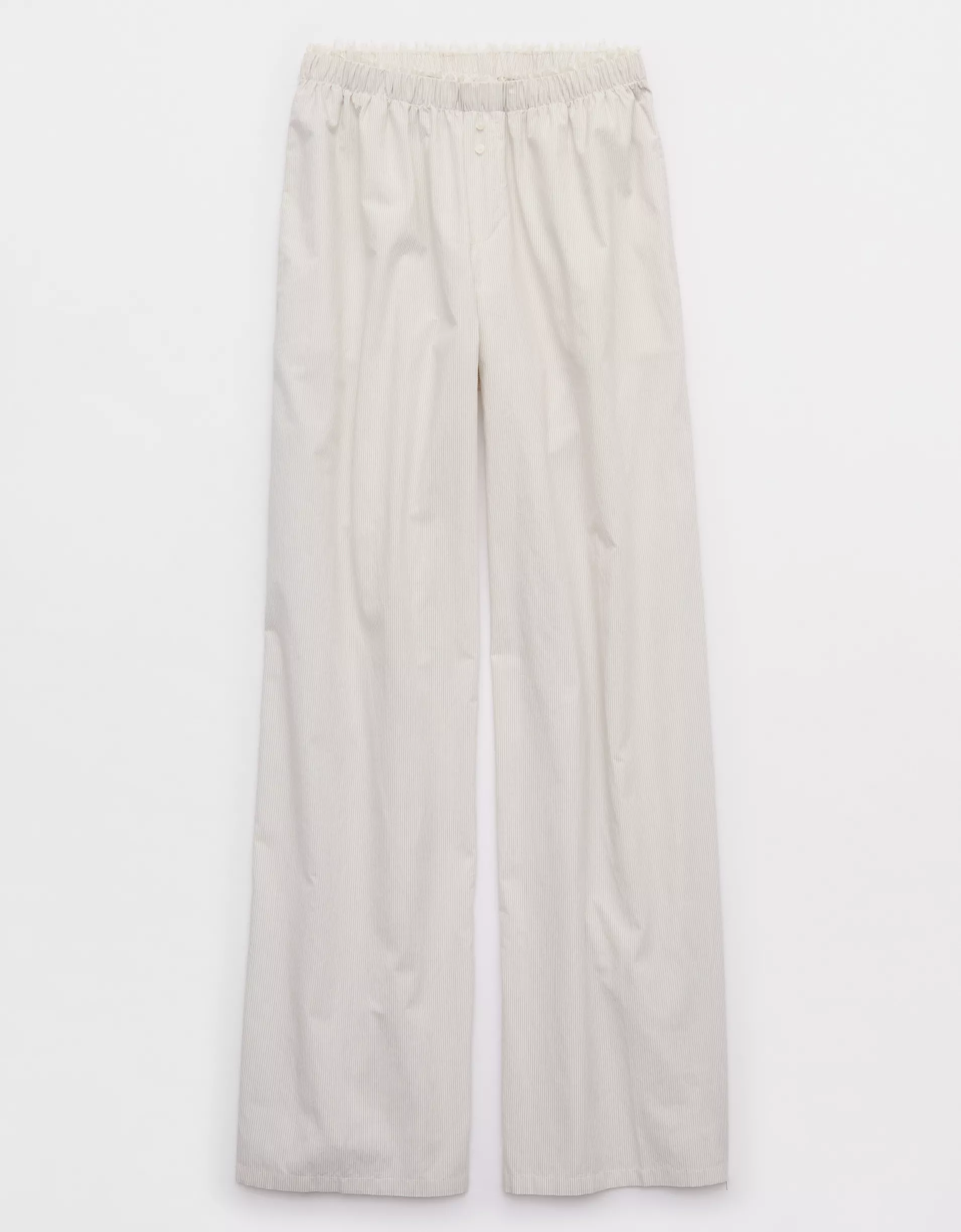 Off-Duty Wide Leg Poplin Trouser PJ(Buy 2 Free Shipping)