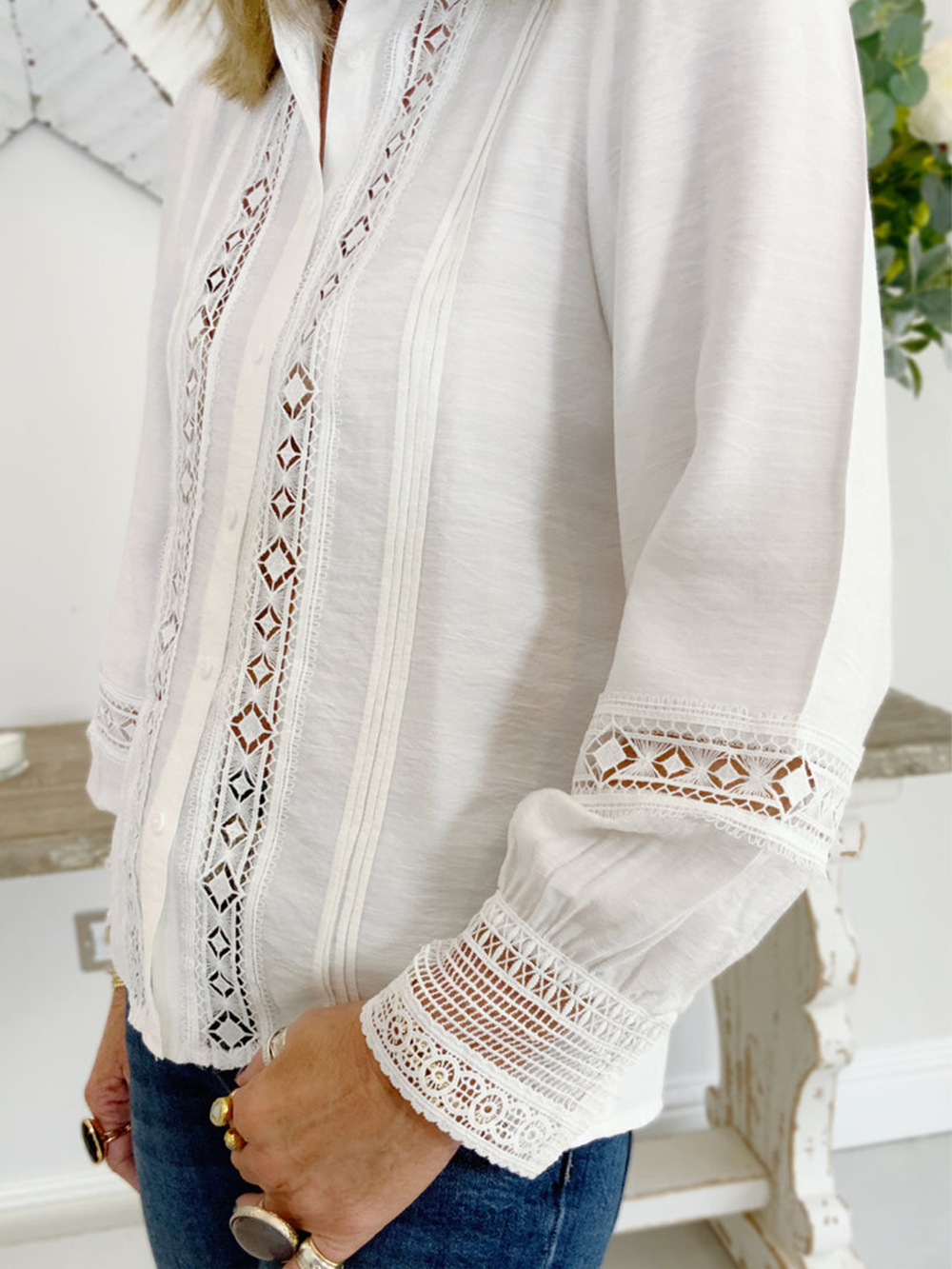 Effortless Lace Shirt 