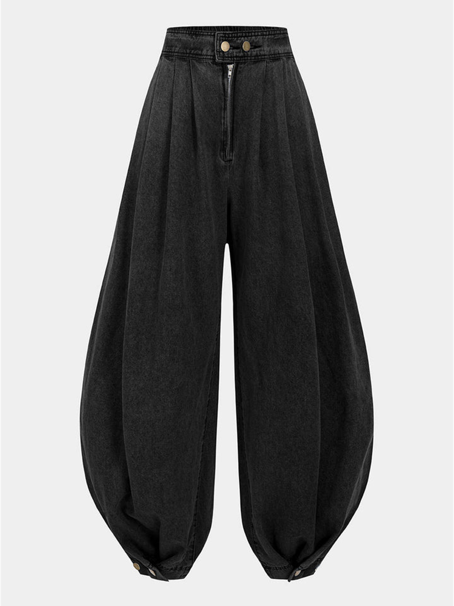 High Waist Zipper Barrel Balloon Jeans(Buy 2 Free Shipping)