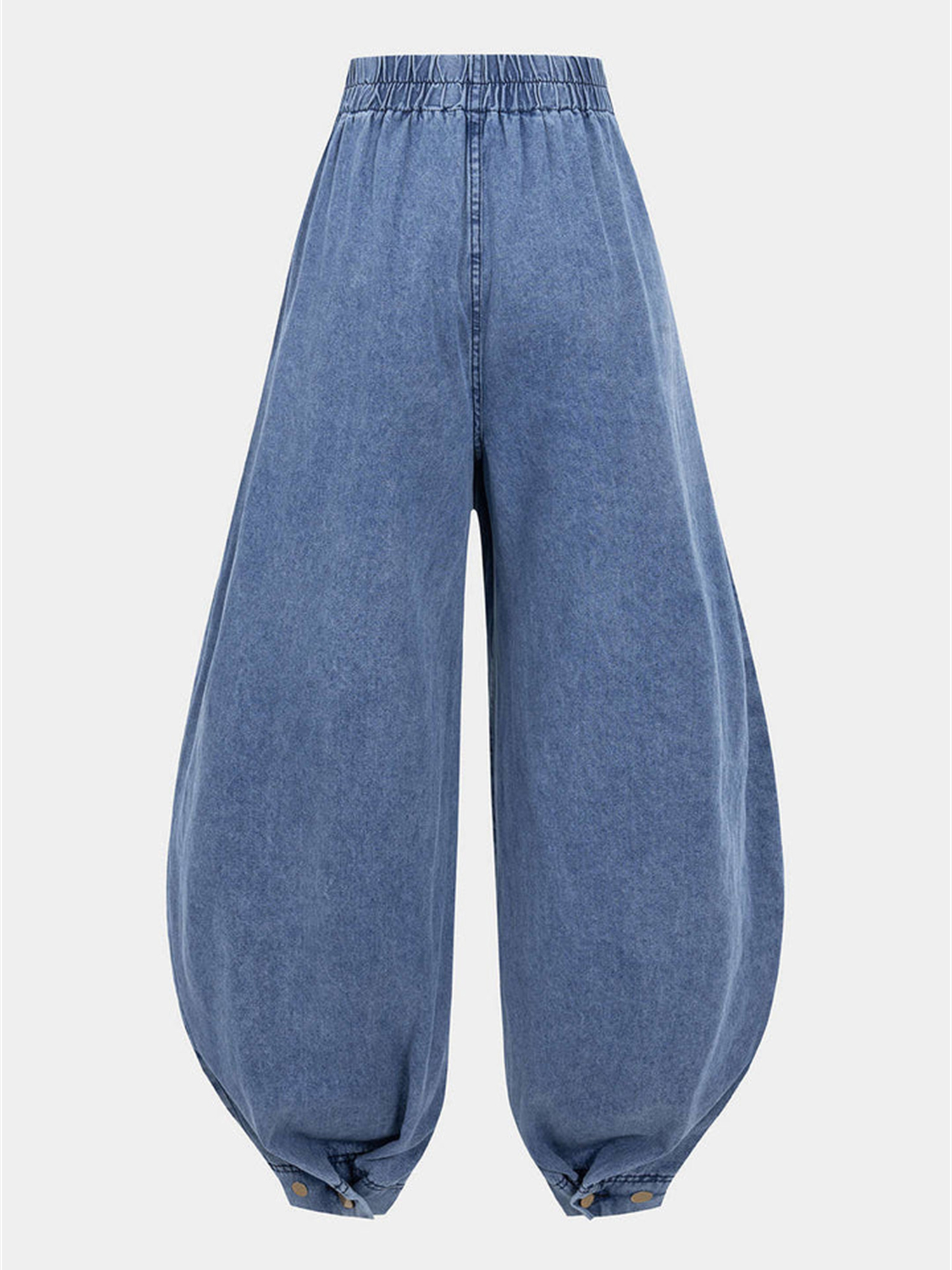 High Waist Zipper Barrel Balloon Jeans(Buy 2 Free Shipping)