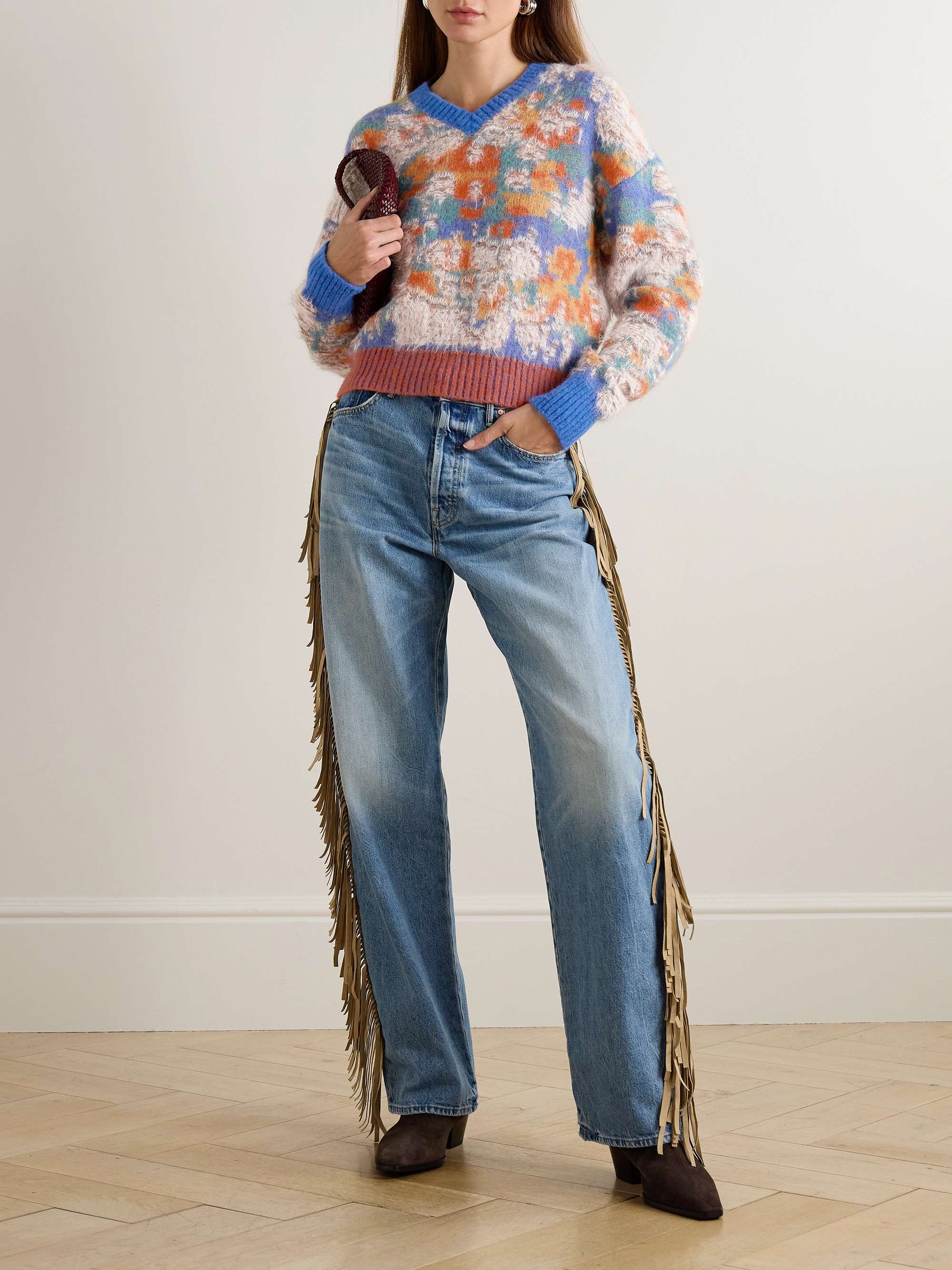 The Half-Pipe Fringe Jeans(Buy 2 Free Shipping)