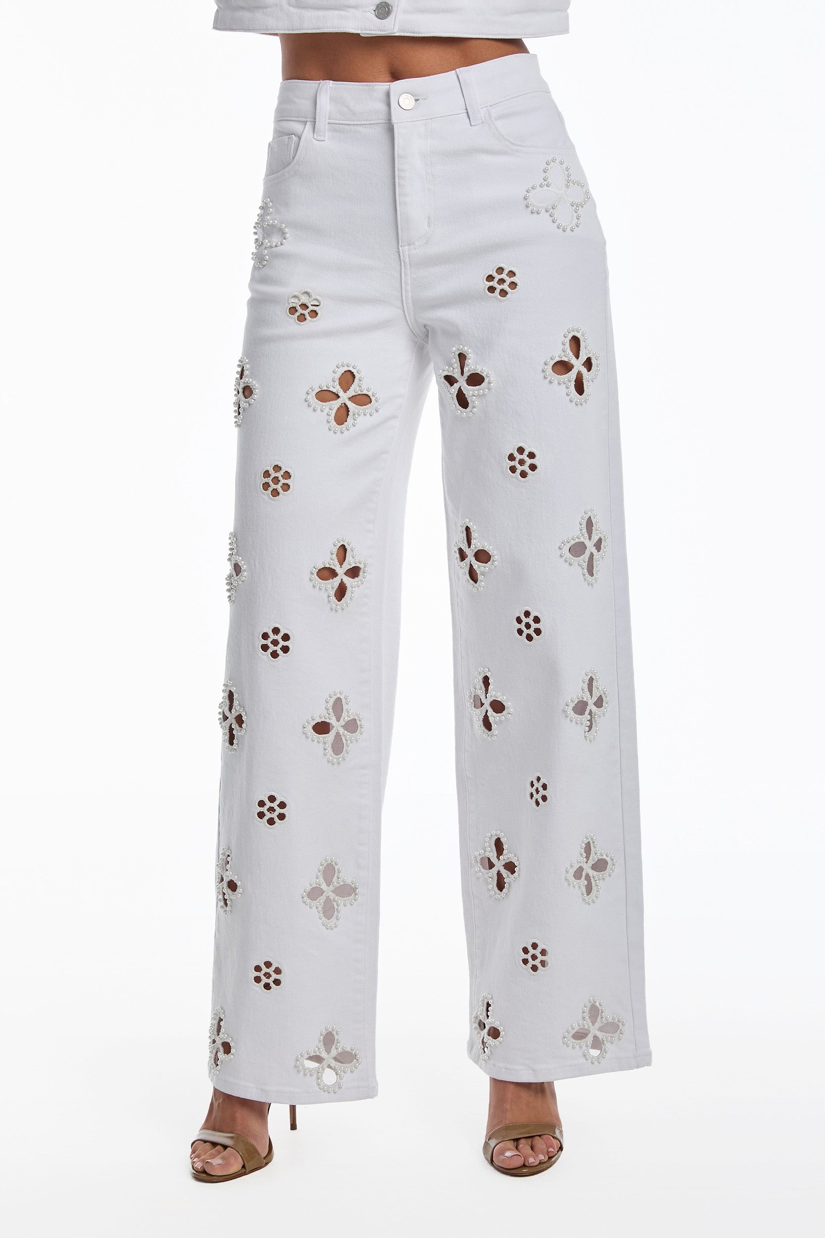 Kaia Pearl High Rise Jean(Buy 2 Free Shipping)