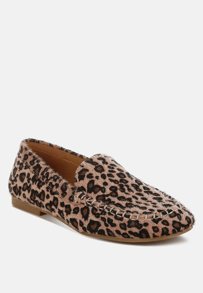 MissMis - Leopard Print Flat Loafers