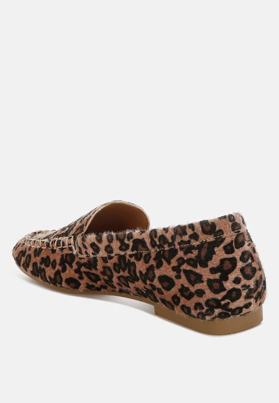 MissMis - Leopard Print Flat Loafers