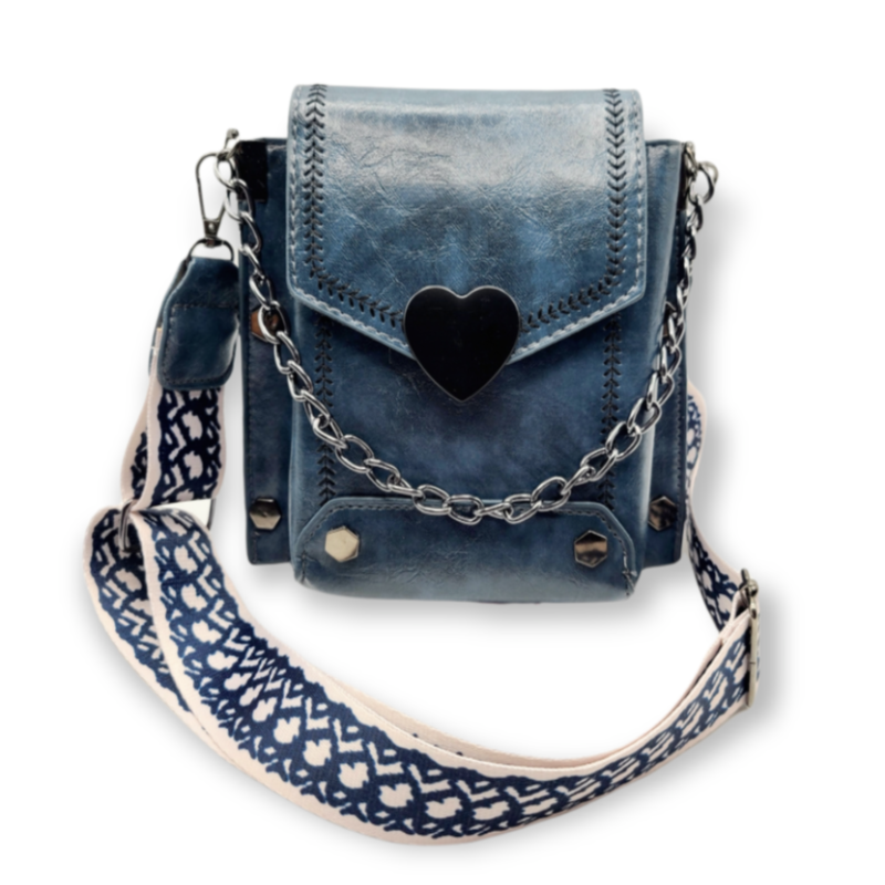 🔥49%OFF - Vintage Heart Studded Crossbody Bag