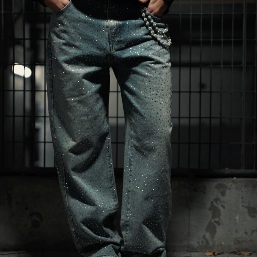 Rhinestone Jeans