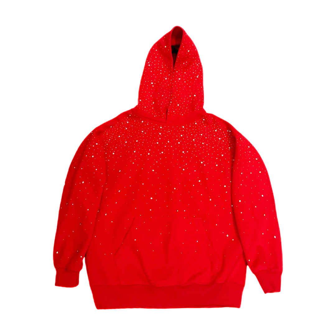 VYBES Rhinestone Galaxy Hoodie