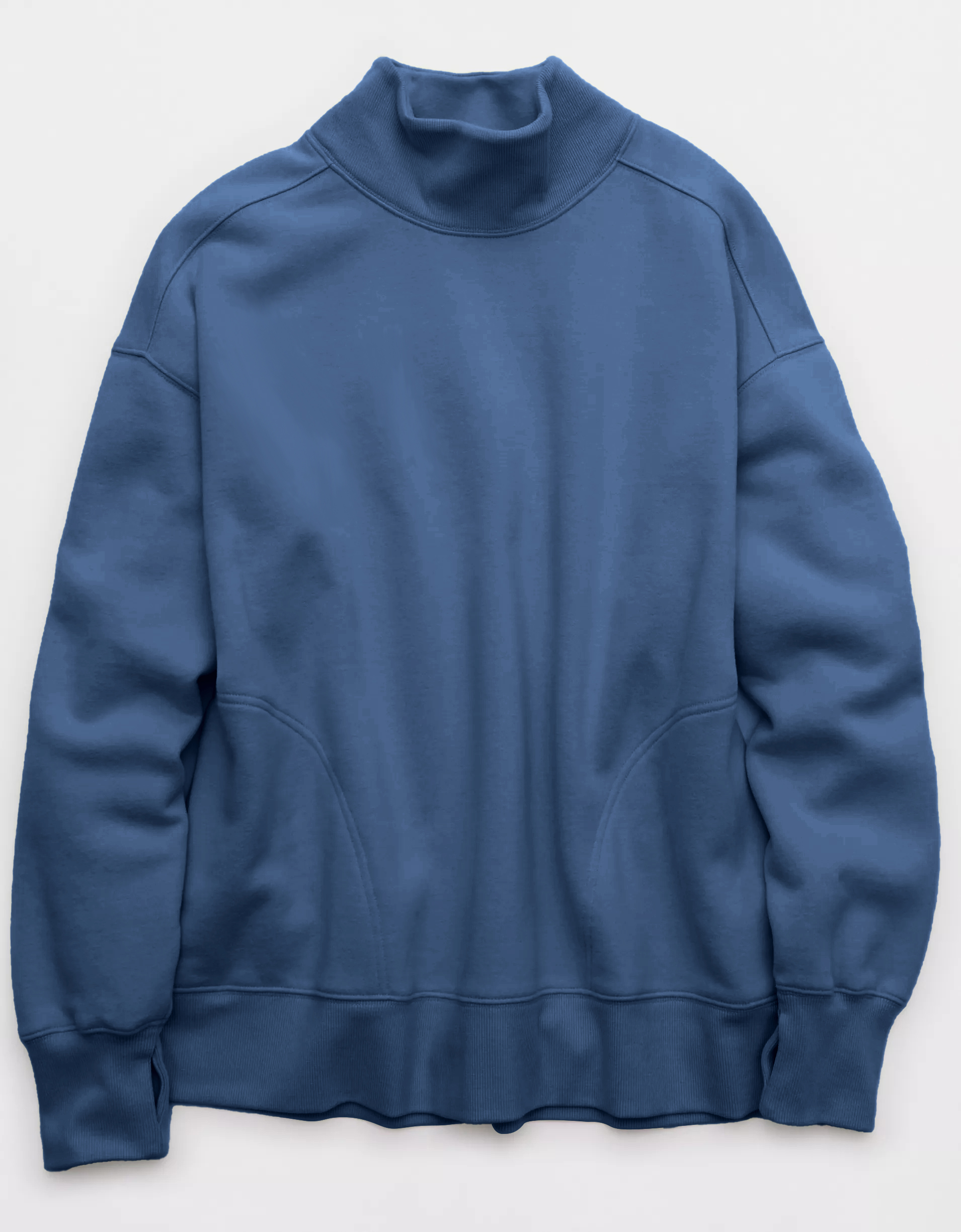 Cloud Fleece Oversized Mockneck Sweatshirt (Buy 2 Free Shipping)