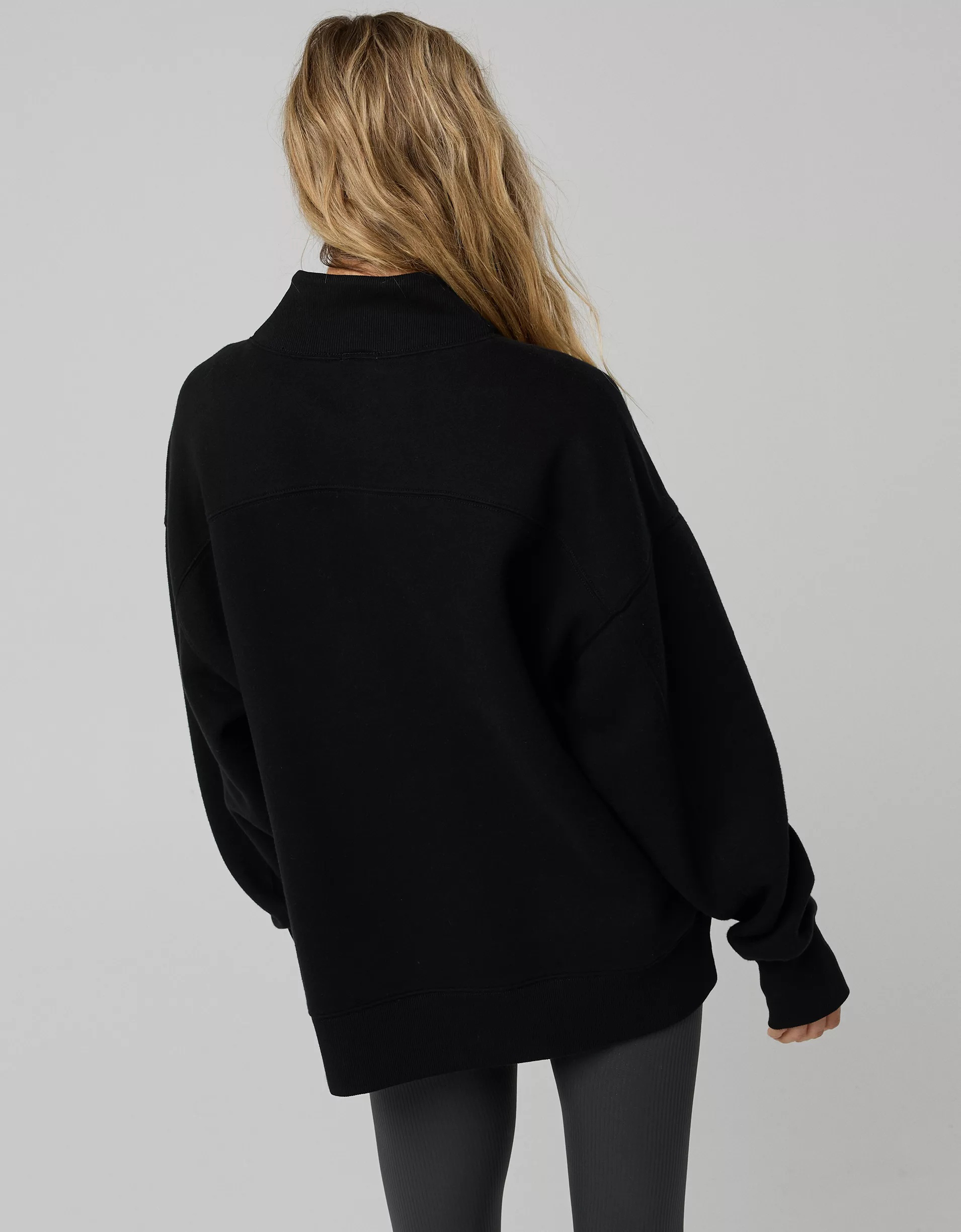 Cloud Fleece Oversized Mockneck Sweatshirt (Buy 2 Free Shipping)