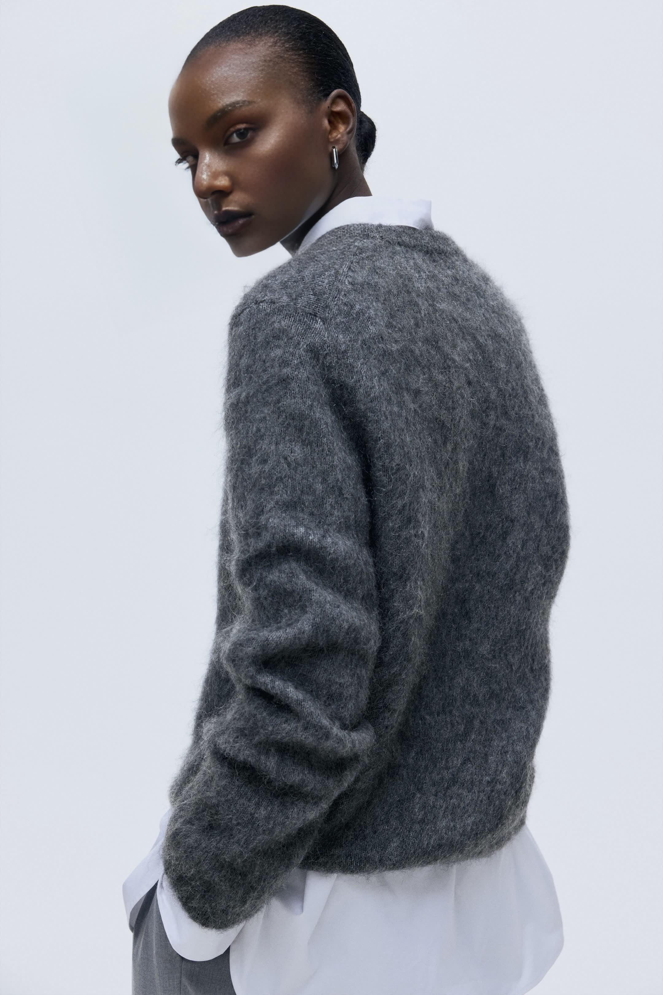Mohair-Blend Sweater(Buy 2 Free Shipping)