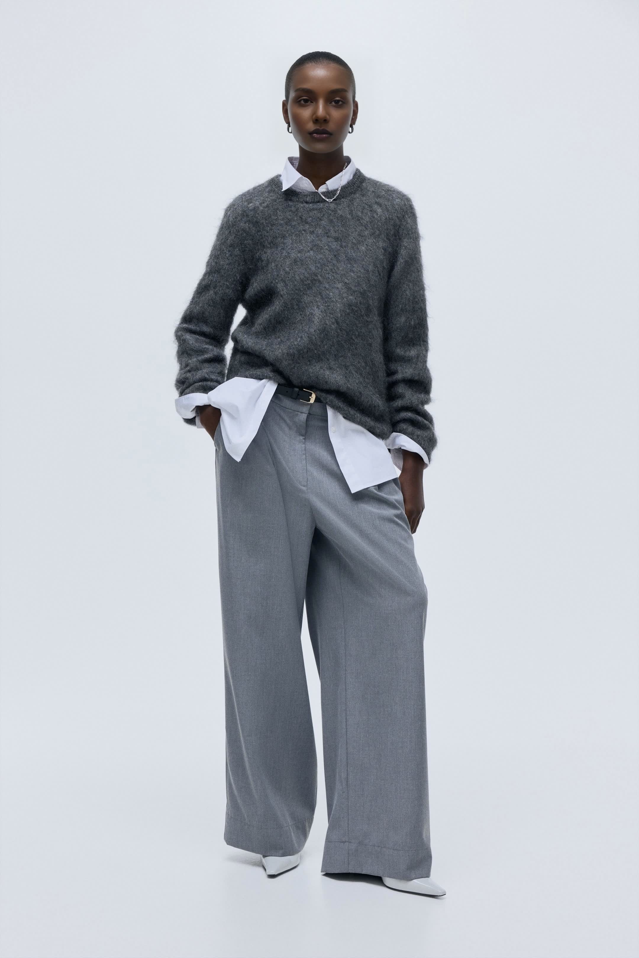 Mohair-Blend Sweater(Buy 2 Free Shipping)