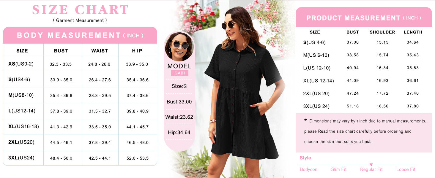  Button Down Dresses with Pockets