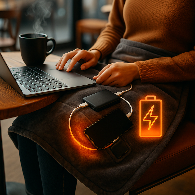 Portable Heat Wrap Shawl