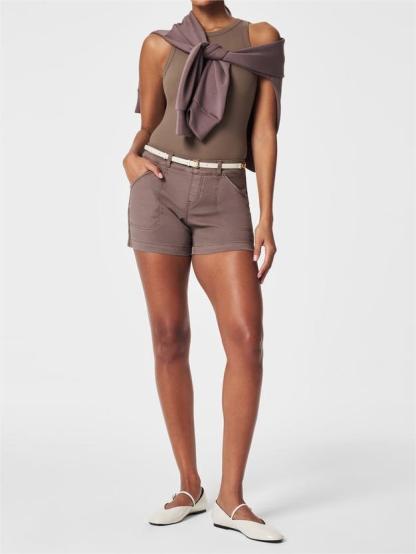 Tummy Control Stretch Twill Shorts(BUY 2 FREE SHIPPING)