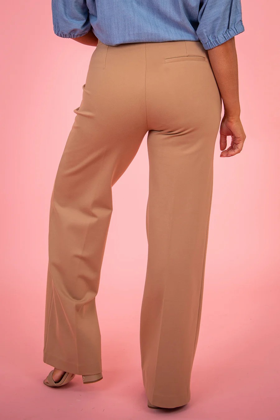 Tummy Control Button Wide Leg Pant(BUY 2 FREE SHIPPING)