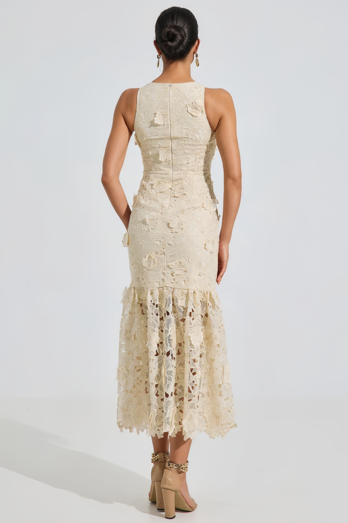 Quinlane Lace Mermaid Maxi Dress