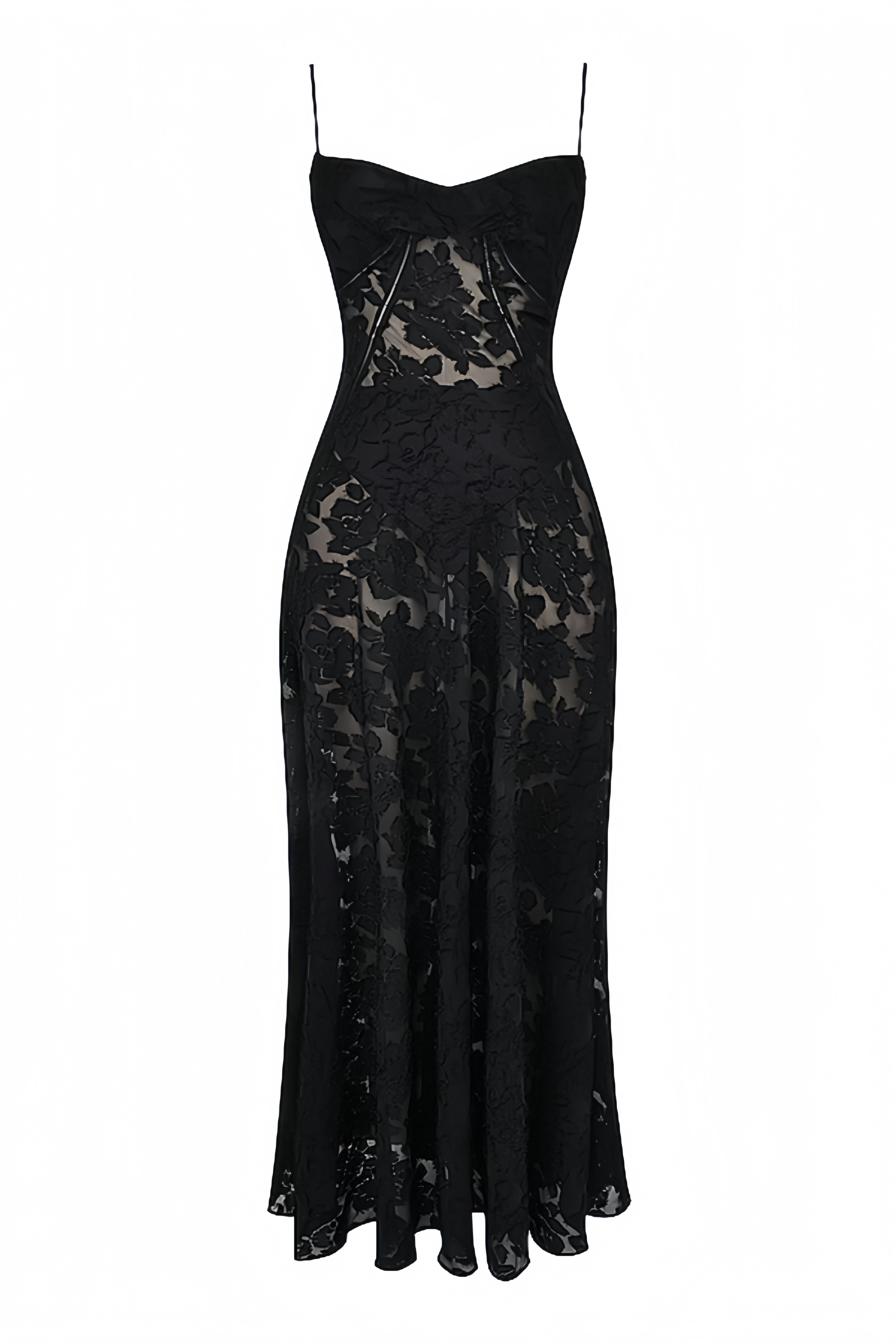 Fanrsn Black Halter Backless Maxi Dress