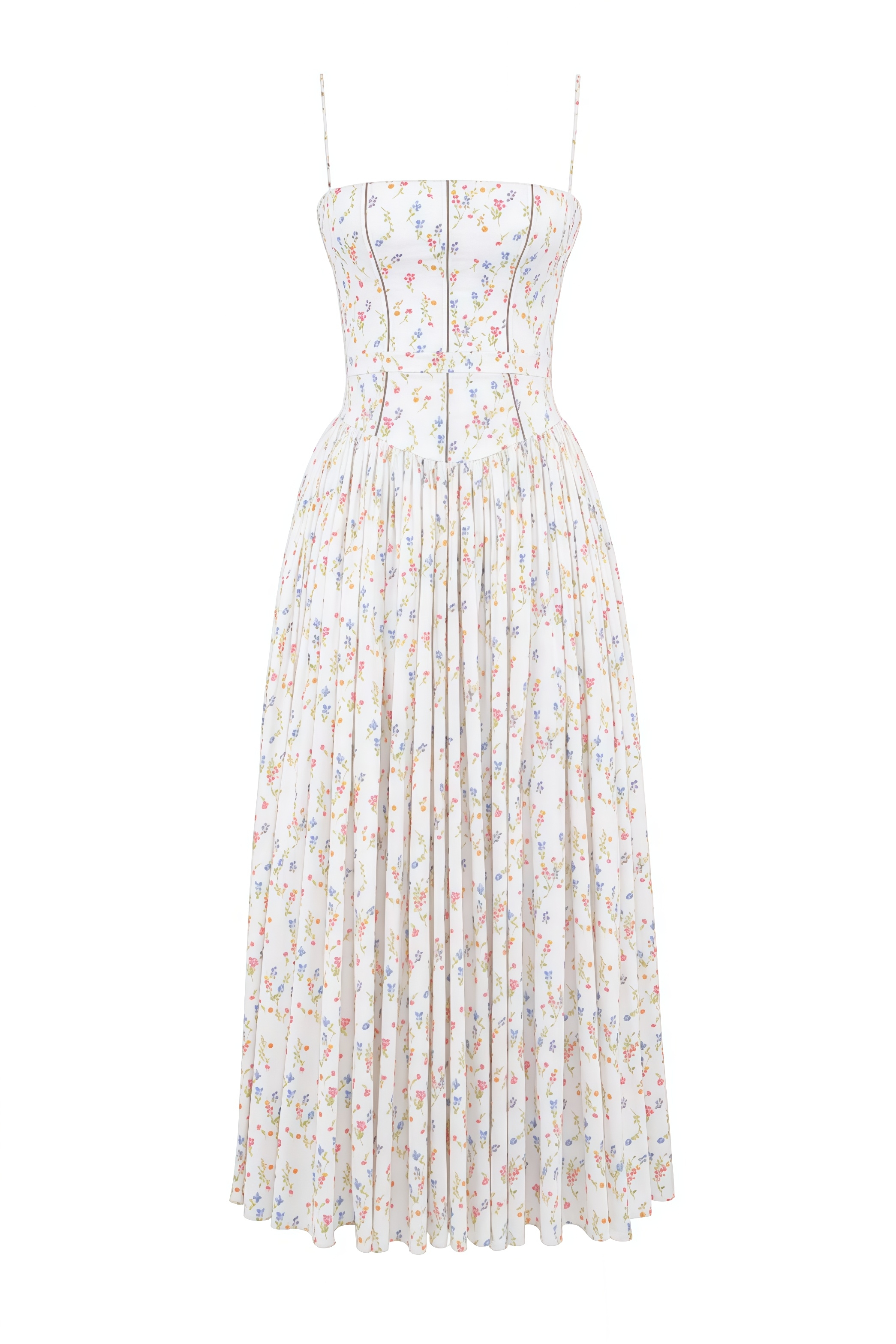 Woeva White Halter Floral Maxi Dress