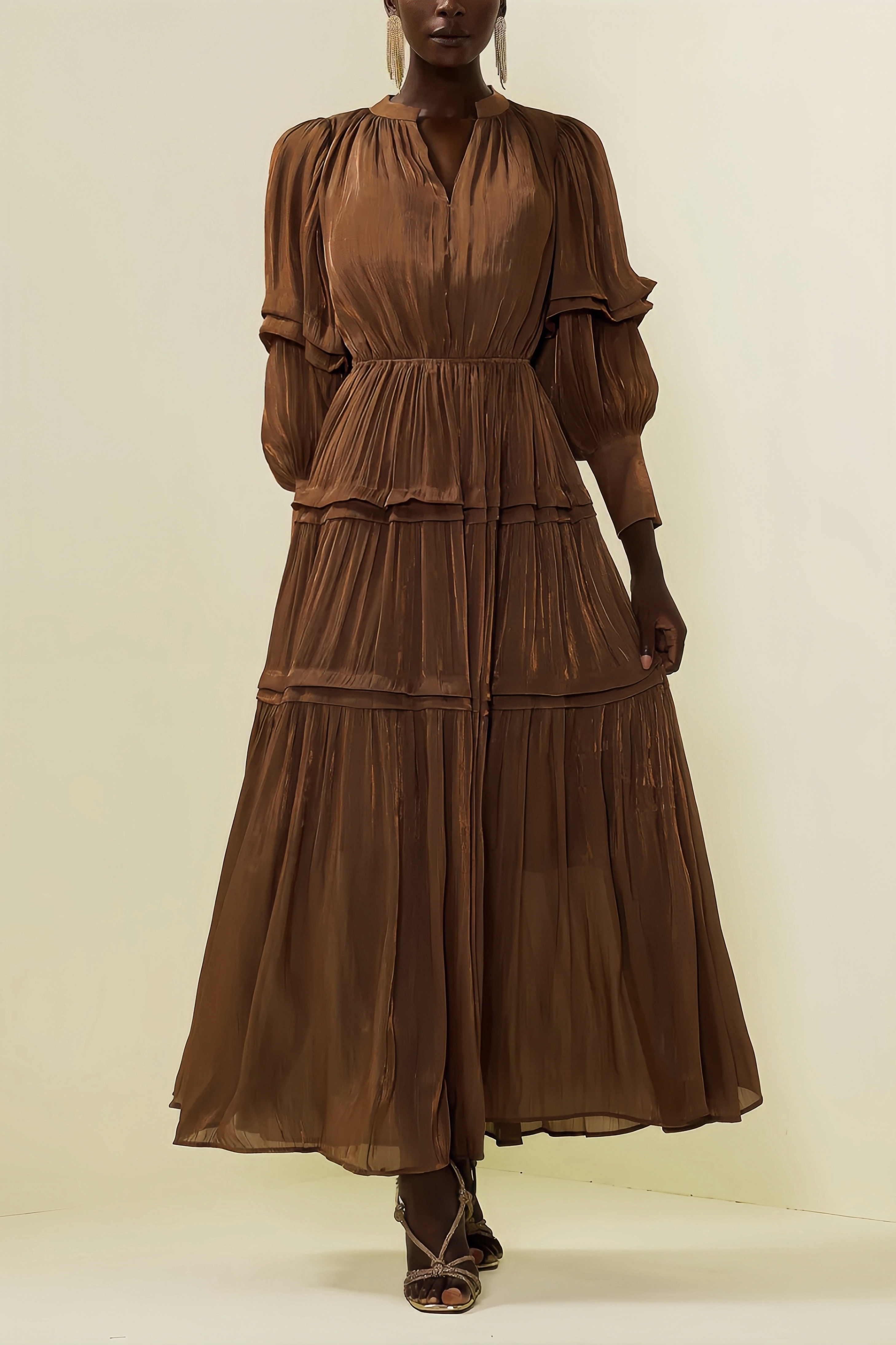 Brown Dresses – LuneÉclat Fashion Brown Dresses – LuneÉclat Fashion