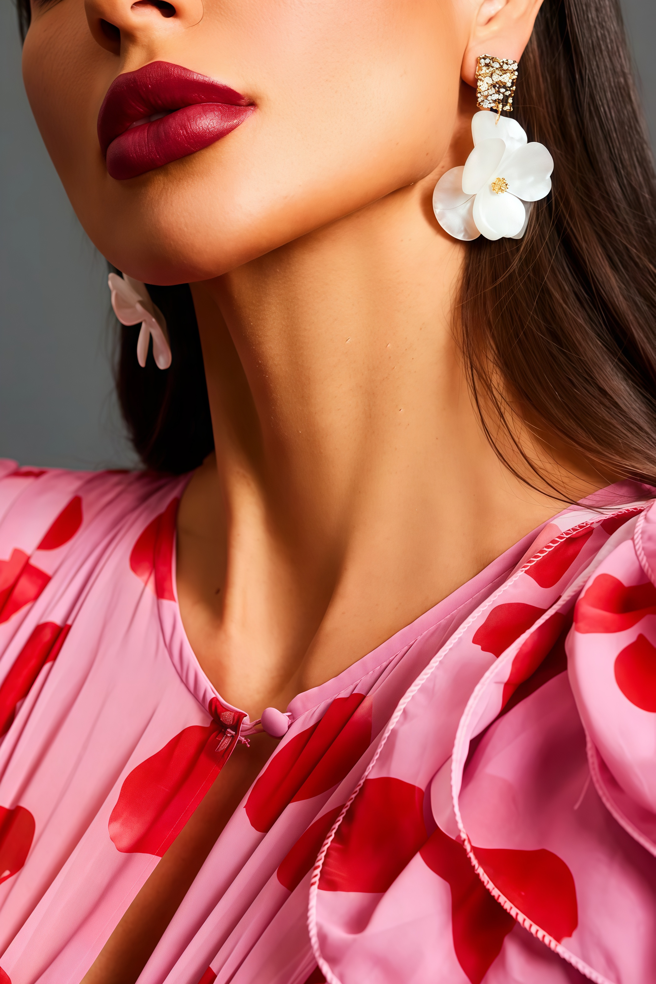 Emrir Geometry Flowers Earrings