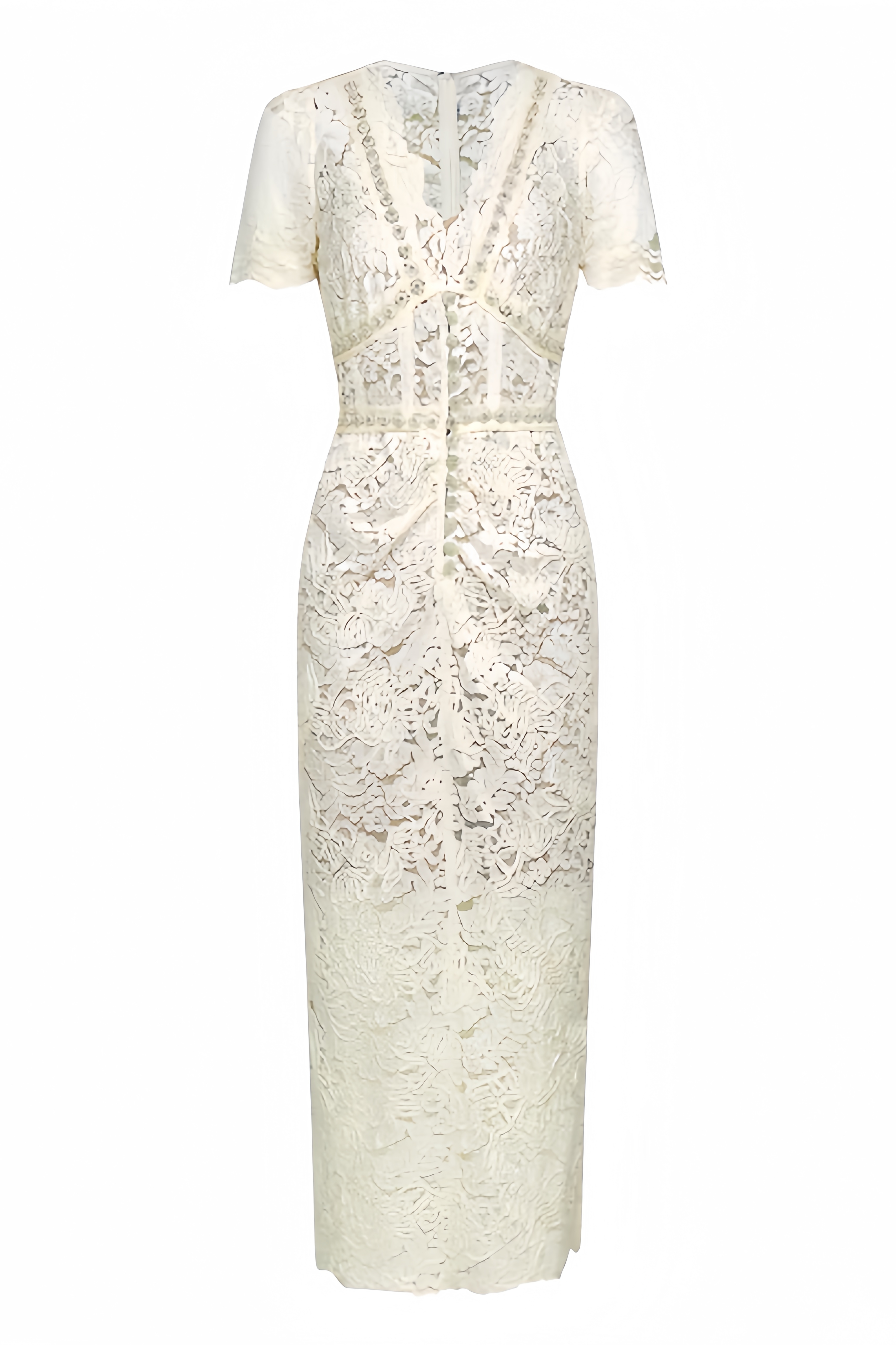 Fina Lace Slim Fit Midi Dress