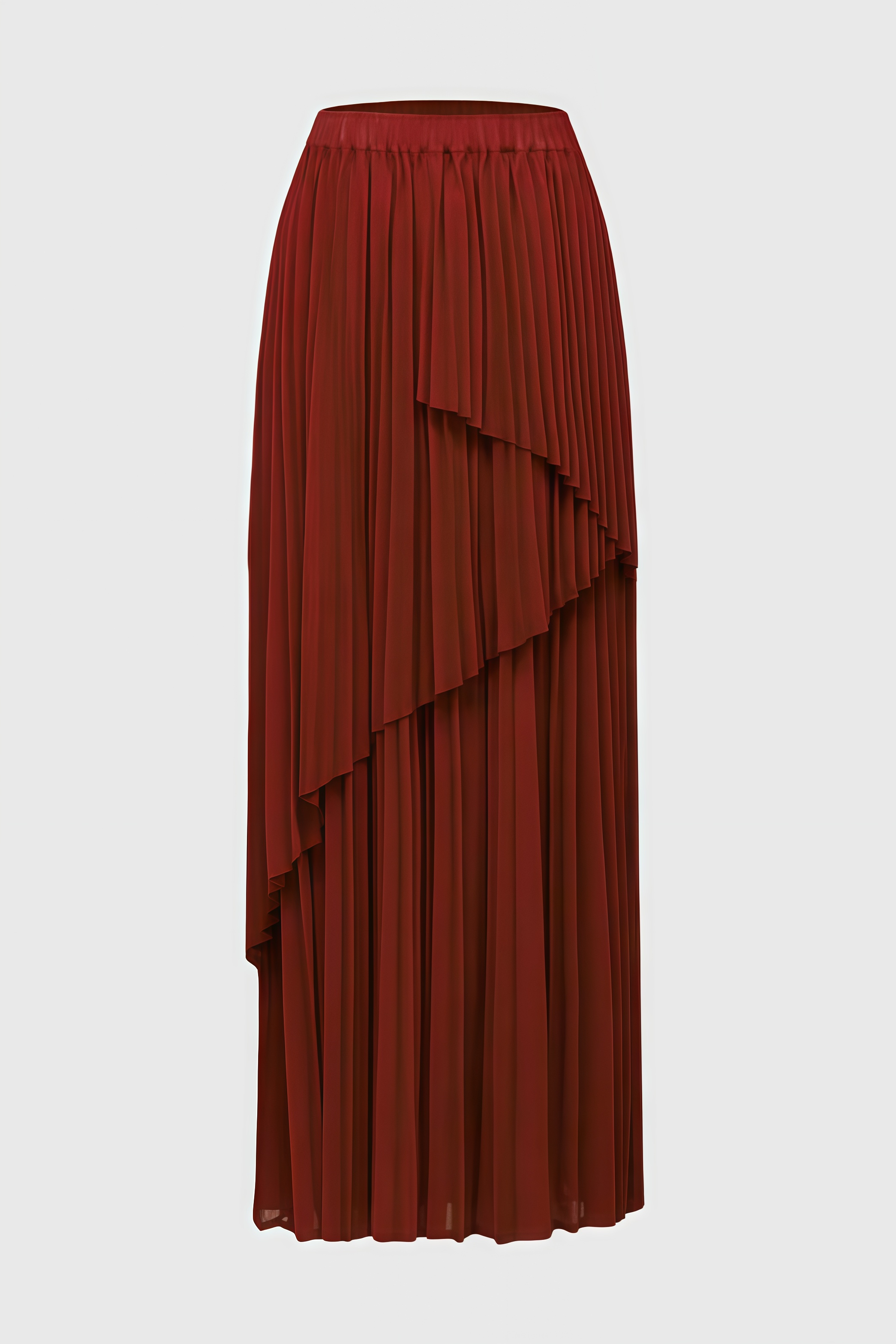 Ulane Irregular Top Maxi Dress Two Piece Set